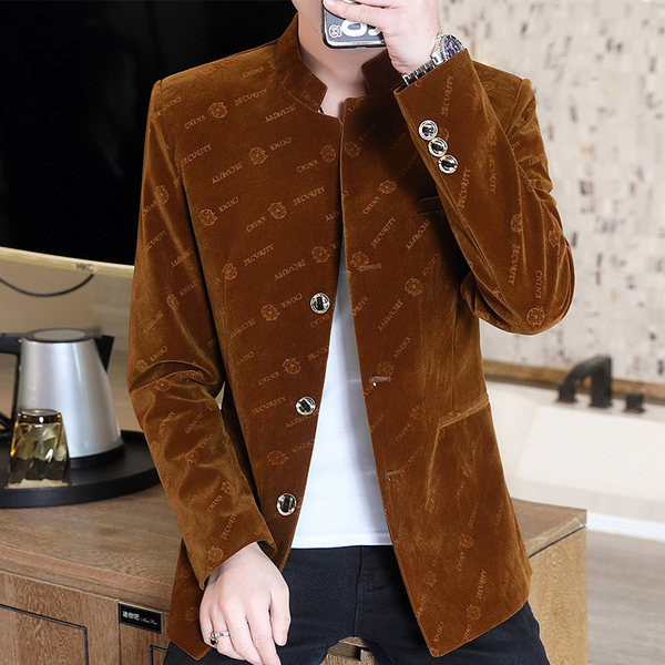 Jachetă elegantă pentru bărbați cu inscripție