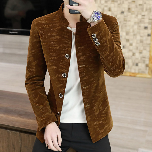 Jachetă bărbătească subțire - cu nasturi