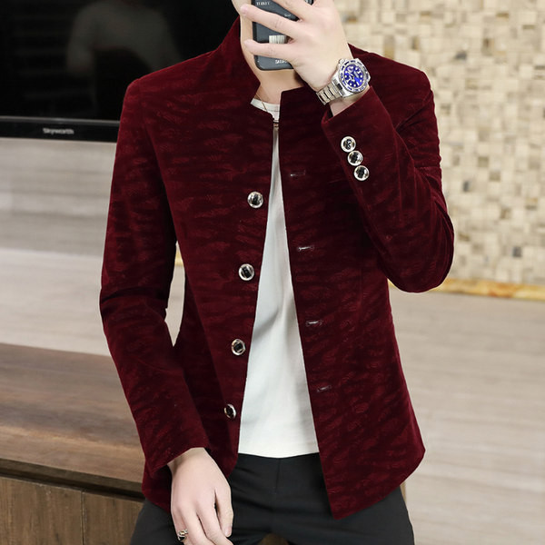 Jachetă bărbătească subțire - cu nasturi