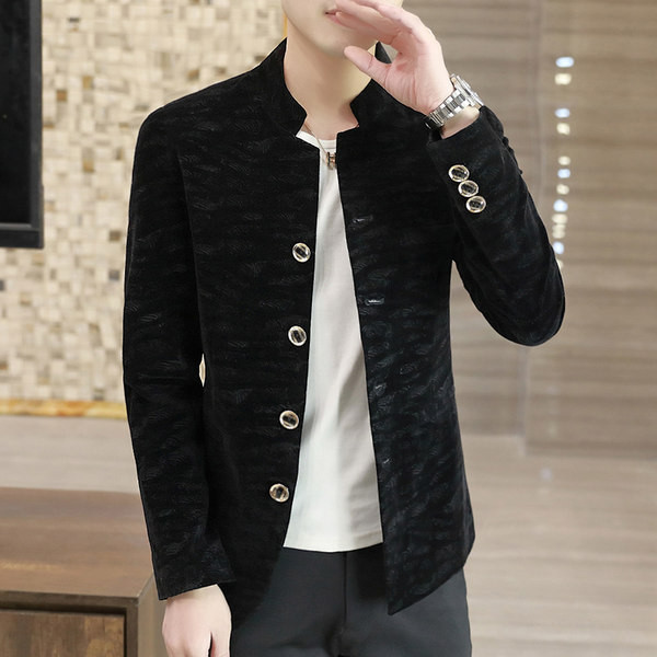 Jachetă bărbătească subțire - cu nasturi