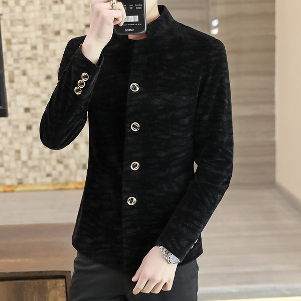 Jachetă bărbătească subțire - cu nasturi