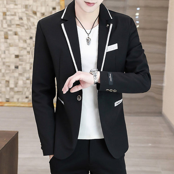 Jacheta pentru barbati cu detalii argintii