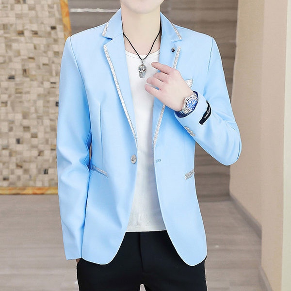 Jacheta pentru barbati cu detalii argintii