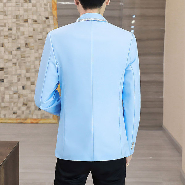 Jacheta pentru barbati cu detalii argintii