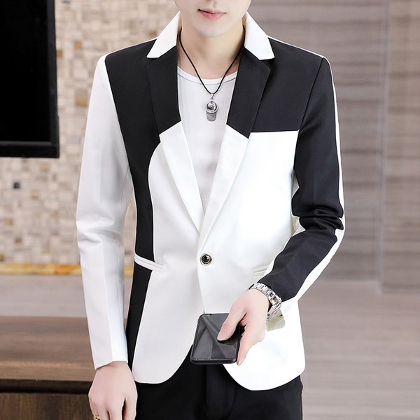 Jachetă modernă pentru bărbați cu nasturi