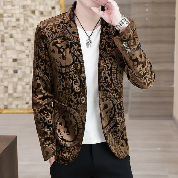 Geanta barbateasca eleganta cu imprimeu