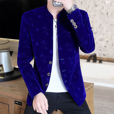 Őszi Corduroy Slim Fit dzseki férfiaknak