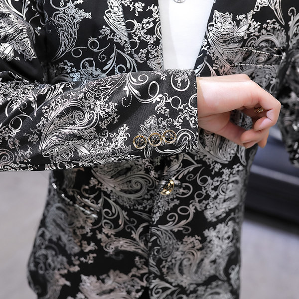 Jachetă elegantă pentru bărbați cu efect strălucitor