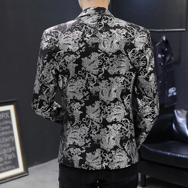 Jachetă elegantă pentru bărbați cu efect strălucitor