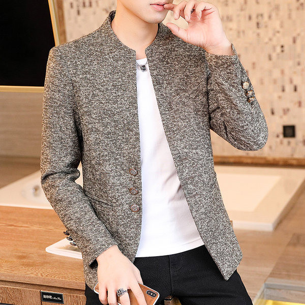 Jachetă modernă pentru bărbați în două culori