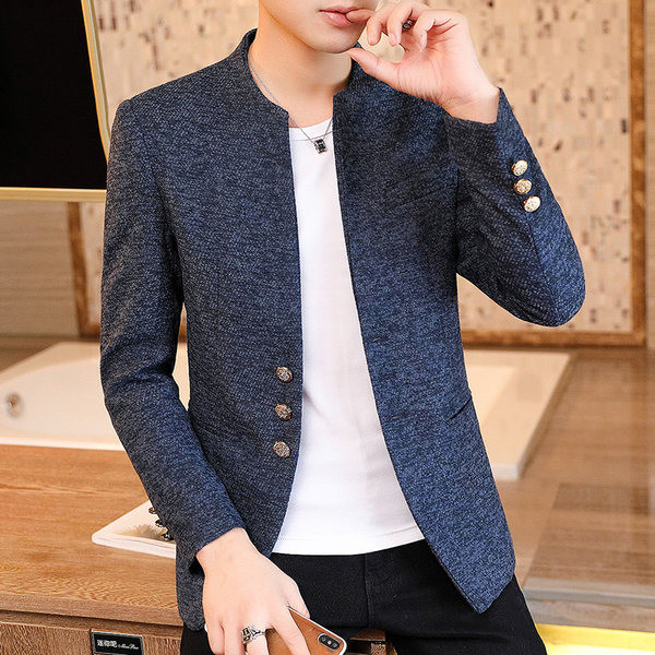 Jachetă modernă pentru bărbați în două culori