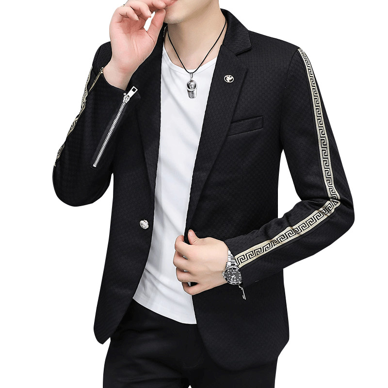 Jachetă casual pentru bărbați, în două culori, cu fermoar