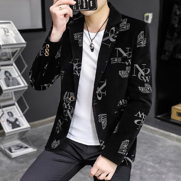 Geaca de barbati model nou negru cu inscriptii