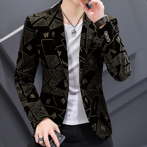 Geaca eleganta pentru barbati cu elemente metalice