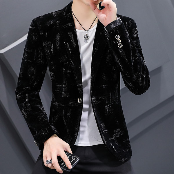 Geaca eleganta pentru barbati cu elemente metalice