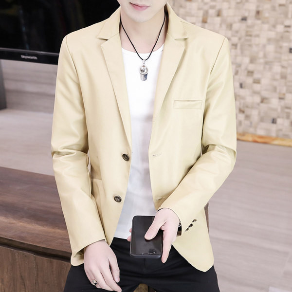 Geaca casual barbati din piele ecologica