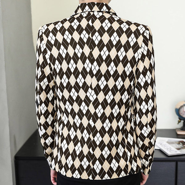 Geaca de barbati model nou cu forme geometrice