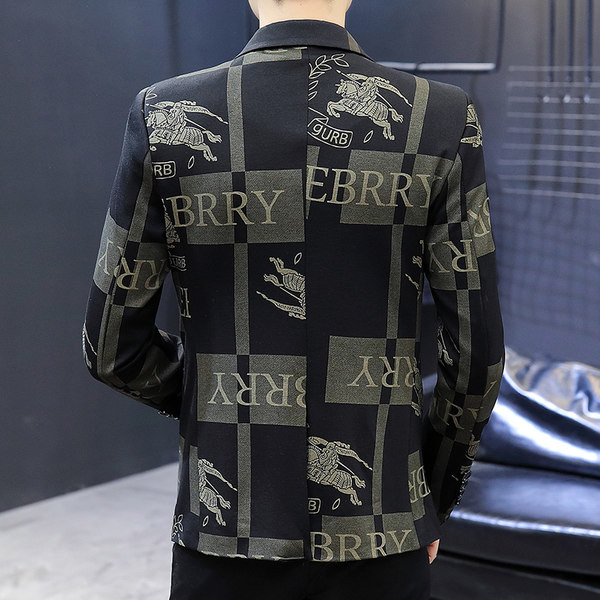 Jachetă modernă pentru bărbați două modele cu guler clasic