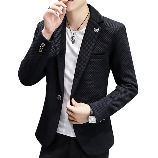 Geaca barbati model curata cu element decorativ metalic