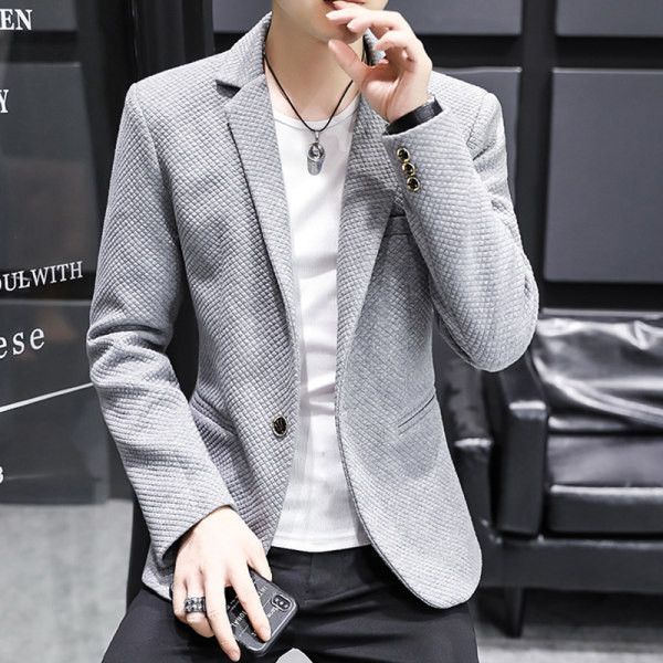 Geaca barbati model curata cu element decorativ metalic