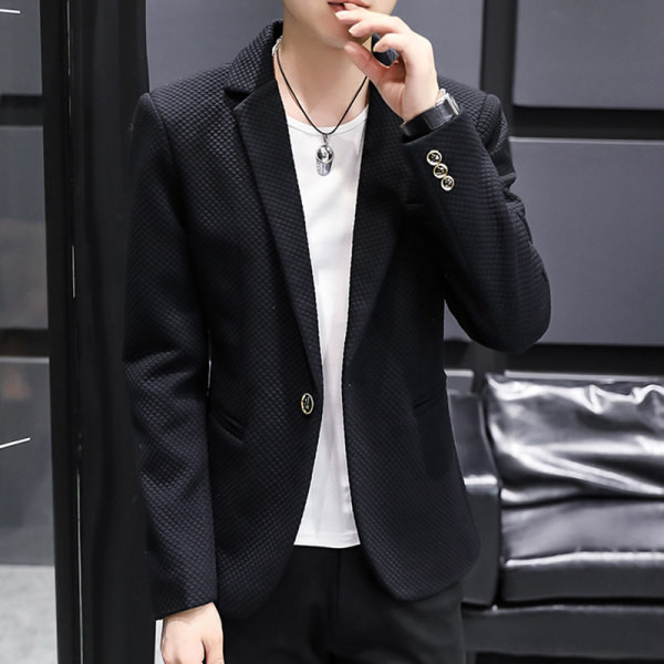 Geaca barbati model curata cu element decorativ metalic