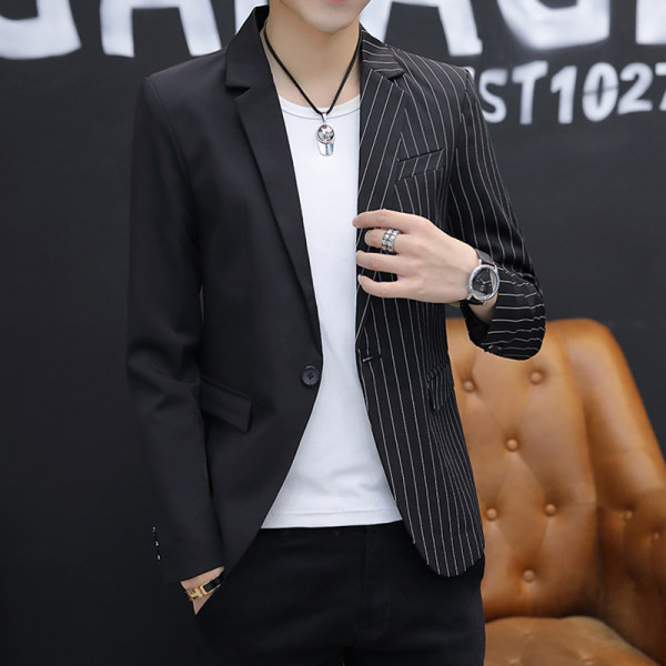 Geaca barbati in dungi, model elegant