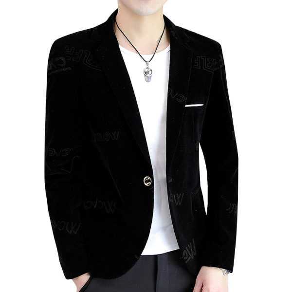Jachetă casual bărbătească din catifea