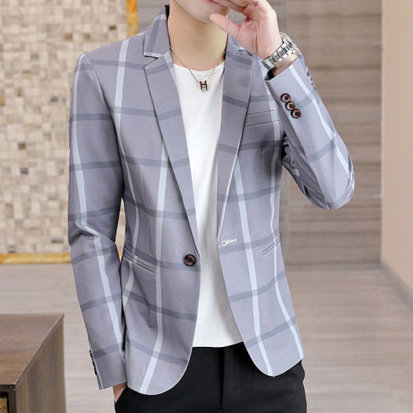 Jachetă în carouri în trei culori