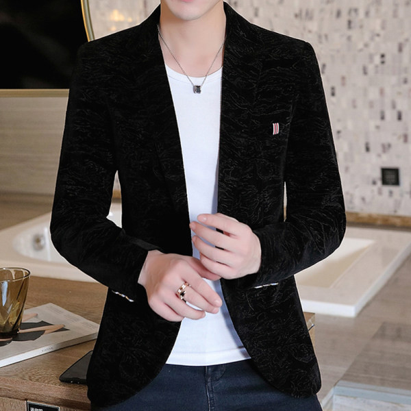 Muška jakna sa cvjetnim motivima