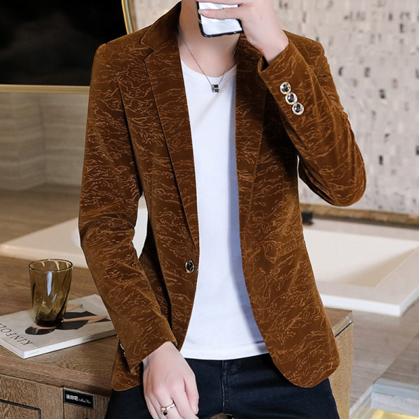 Muška jakna sa cvjetnim motivima