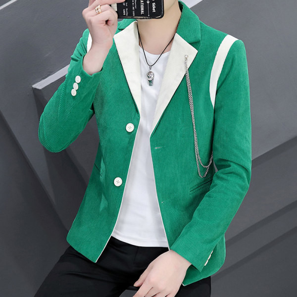 Ležerna muška jakna s ukrasima