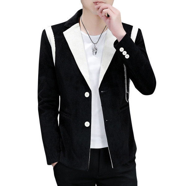 Ležerna muška jakna s ukrasima