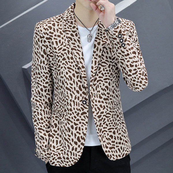 Muška elegantna jakna novi model sa animal printom