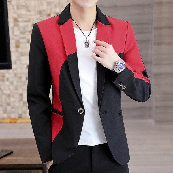 Moderna jakna s V-izrezom i kopčanjem na gumbe