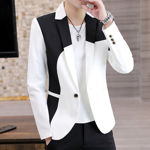 Moderna jakna s V-izrezom i kopčanjem na gumbe