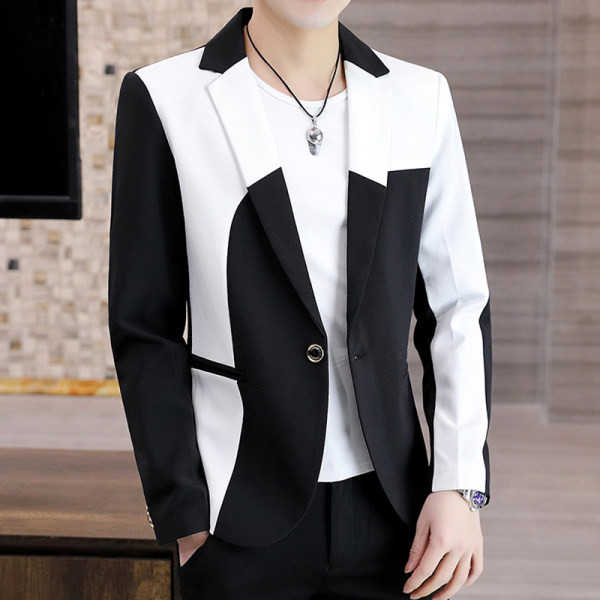 Moderna jakna s V-izrezom i kopčanjem na gumbe