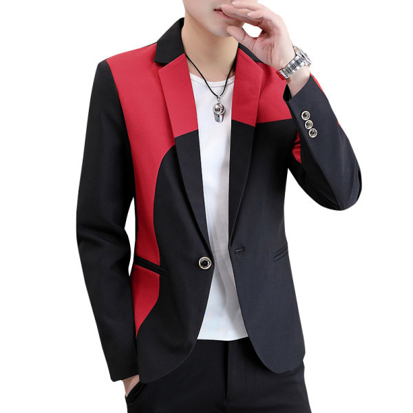 Moderna jakna s V-izrezom i kopčanjem na gumbe