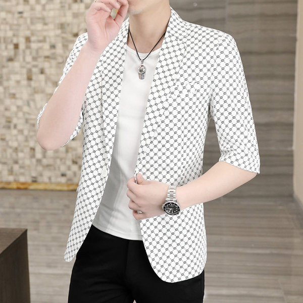 Vyriška laisvalaikio striukė su 3/4 ilgio rankovėmis