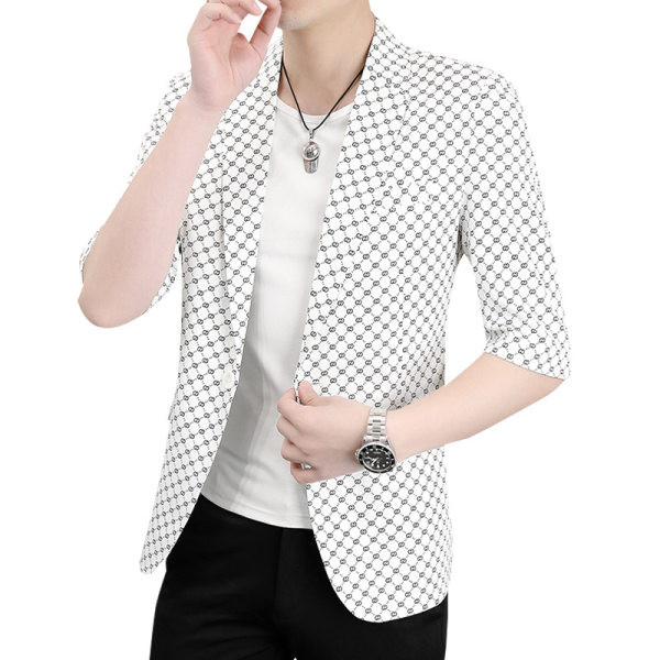 Vyriška laisvalaikio striukė su 3/4 ilgio rankovėmis