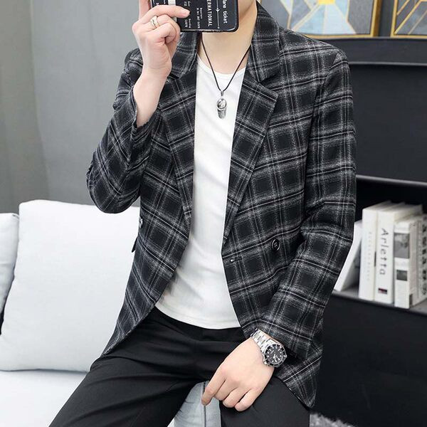 Geaca barbati in carouri pentru toamna