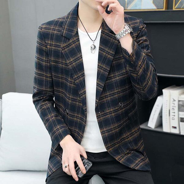 Geaca barbati in carouri pentru toamna