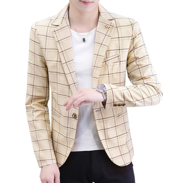 Karirani muški sako na gumbe