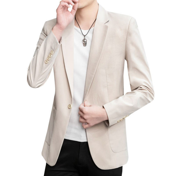 Vienspalvis vyriškas švarkas su kišene