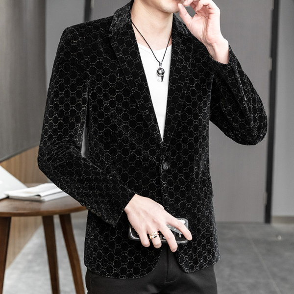 Muška jakna sa geometrijskim oblicima