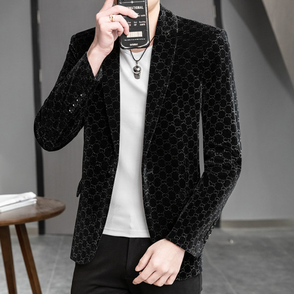 Muška jakna sa geometrijskim oblicima