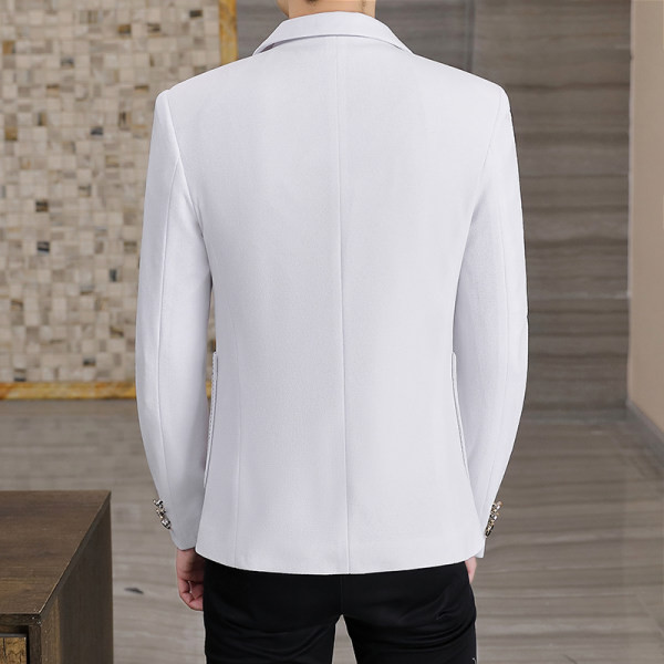 Jachetă bărbătească elegantă model curat cu nasturi