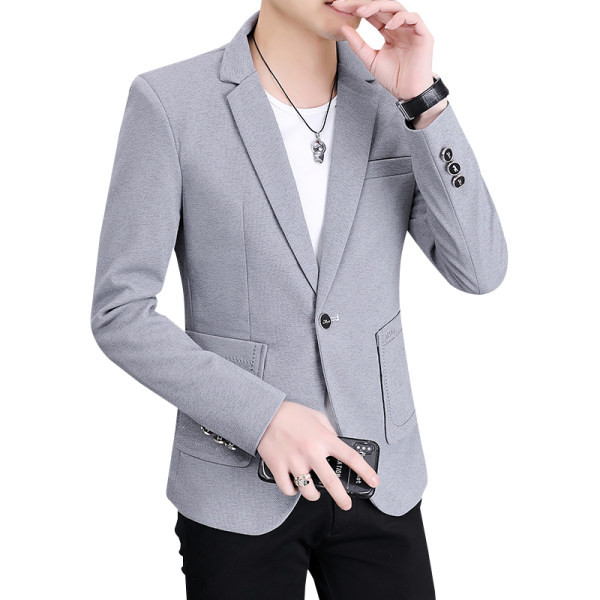 Jachetă bărbătească elegantă model curat cu nasturi