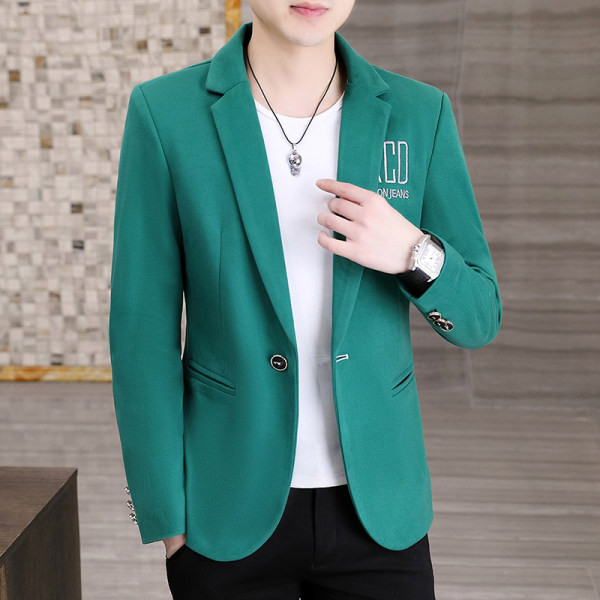 Muška jakna s izvezenim natpisom i džepom