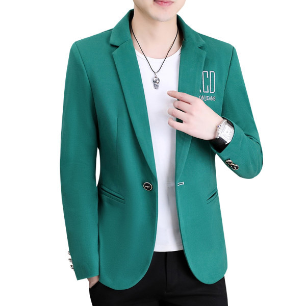 Muška jakna s izvezenim natpisom i džepom