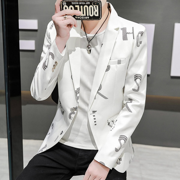 Muška jakna s dvobojnim printom